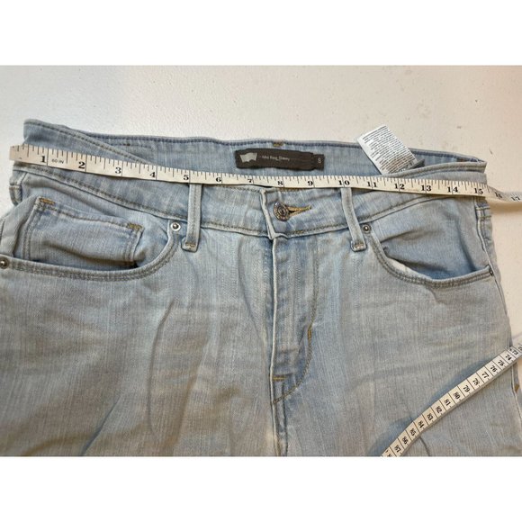 Levi's Womens Jeans Skinny Leg Mid Rise Five Design Pockets Cotton Blue Size 8 - Picture 7 of 11